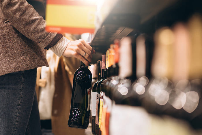 cliente escolhendo vinhos bons e baratos